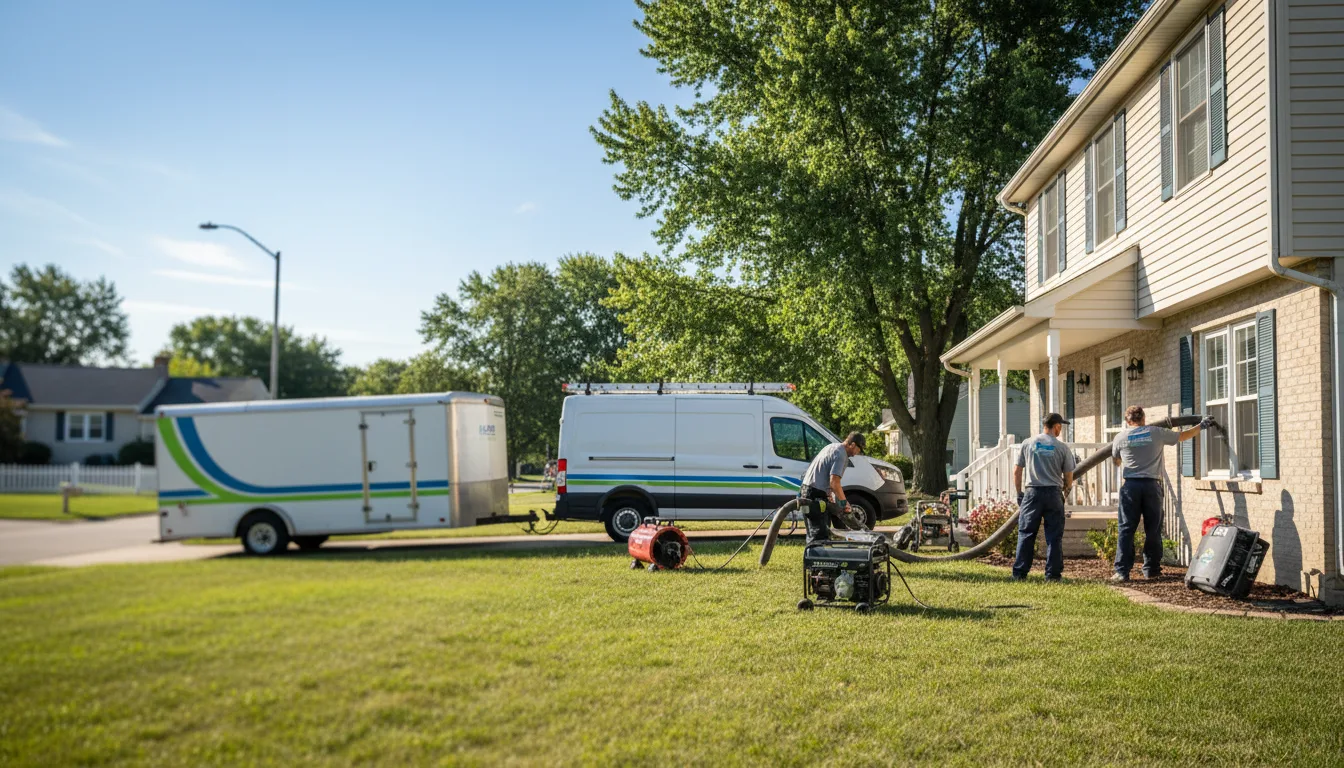 Flooded Basement Restoration And Cleanup With Repair in Brockport, NY near me
